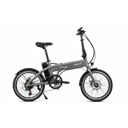 Premium folding e-bike with 350W motor.