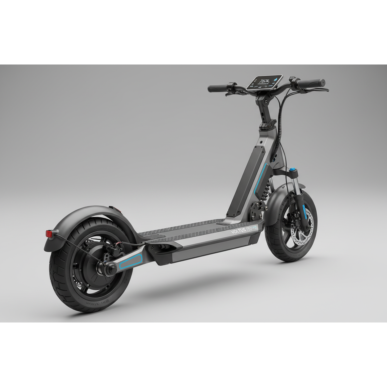 Premium scooter with 750W motor and IP66 water resistance.